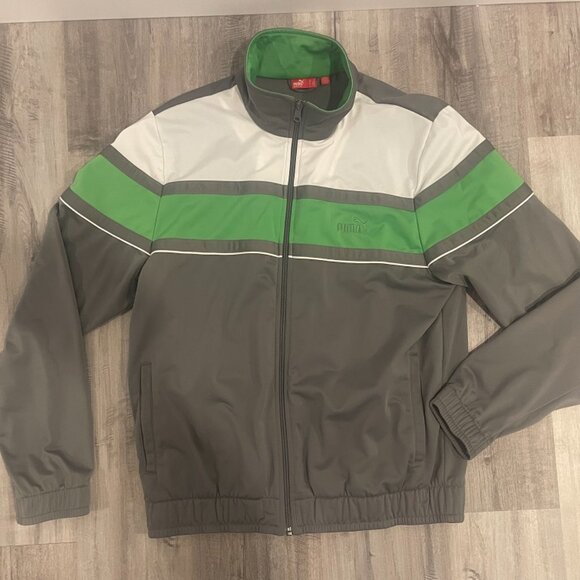 PUMA Men's Full Zip Track Jacket (Med) - Picture 2 of 8